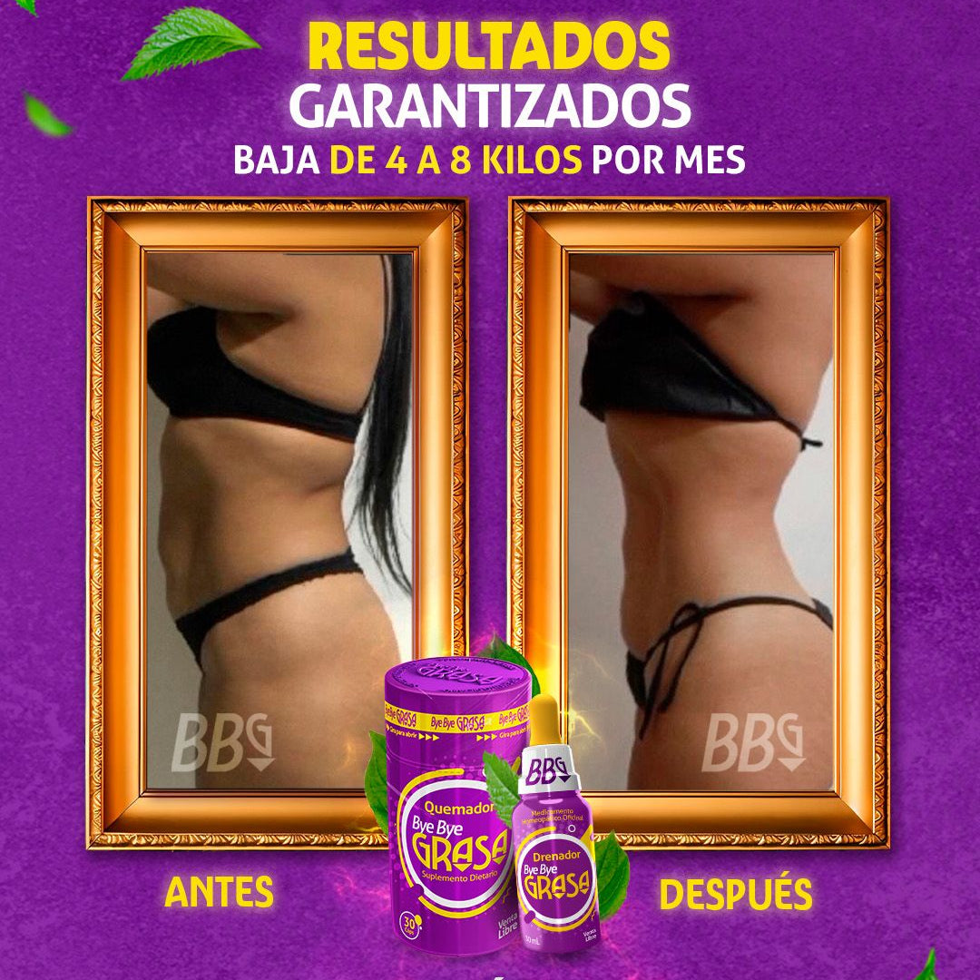 Quemador Bye Bye Grasa - Fórmula TermoActiva